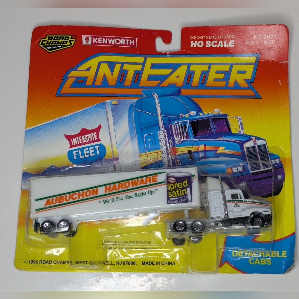 New 1990 Road Champs Ant Eater Kenworth Semi Aubuchon Hardware Trailer No 2021